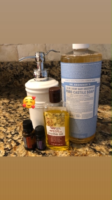 DIY essential oils soap