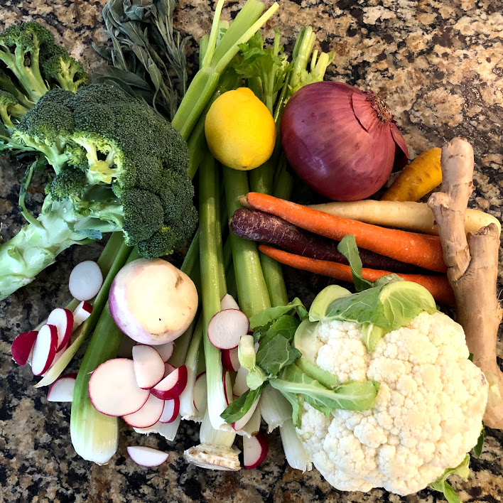 Simmering Vegetable Soup