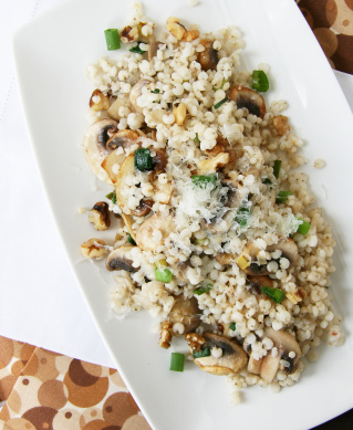 skillet sorghum pilaf