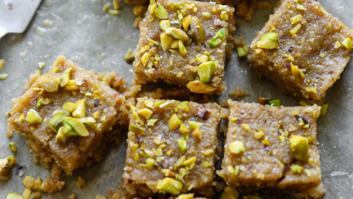 vegan tahini halva