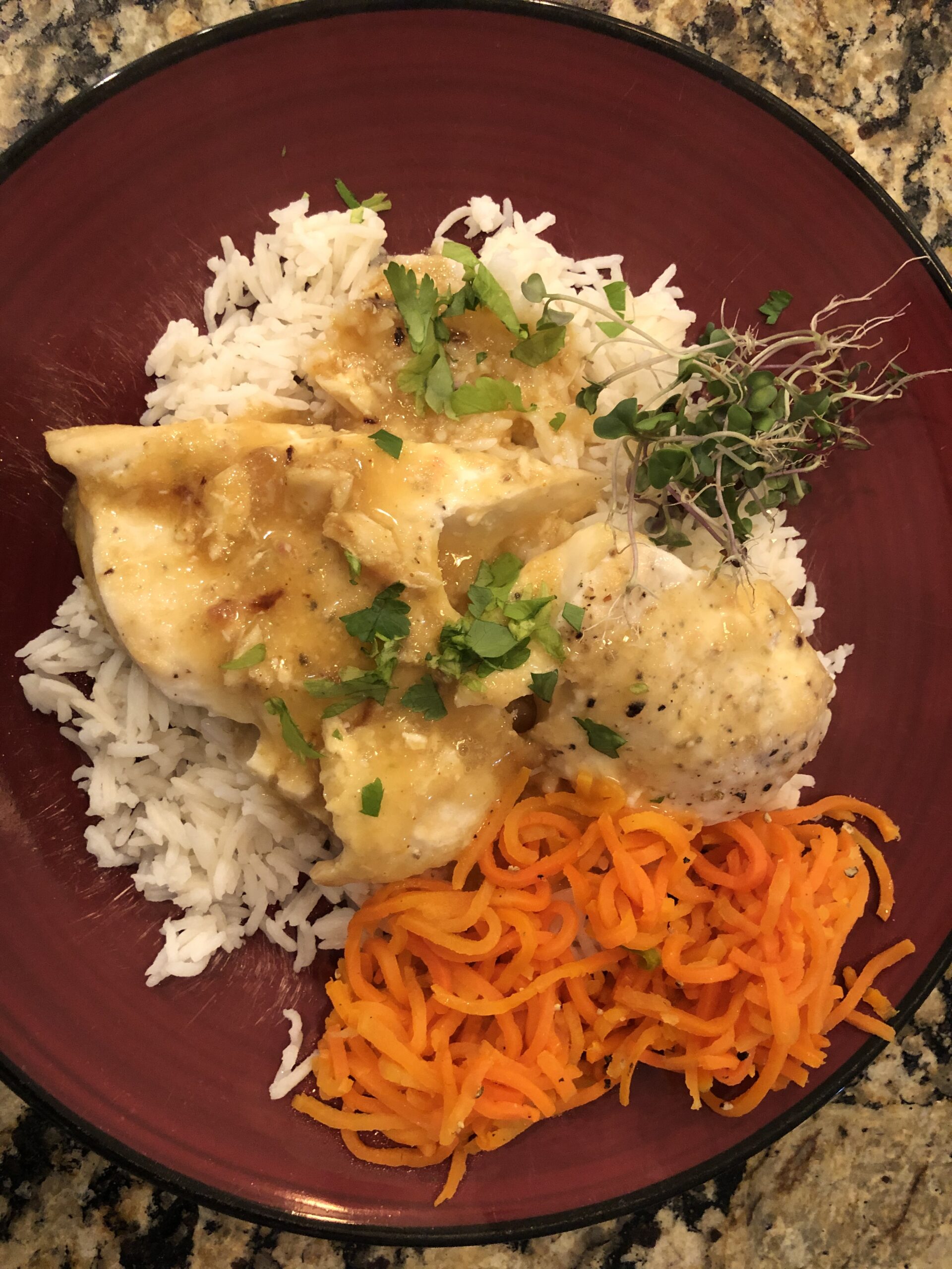 Sweet & Spicy Orange Halibut luvyourlifenaturally