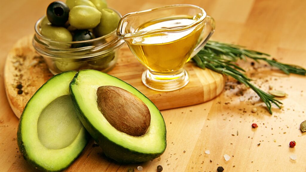 olive and avocado oil